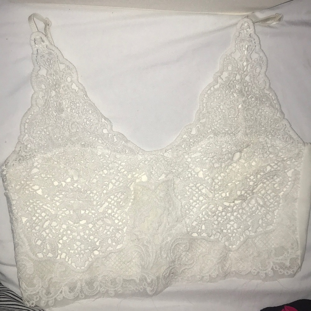 white crop top